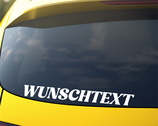 Wunschtext Autoaufkleber gestalten